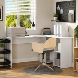 Elevate Your Workspace with a White Corner Desk