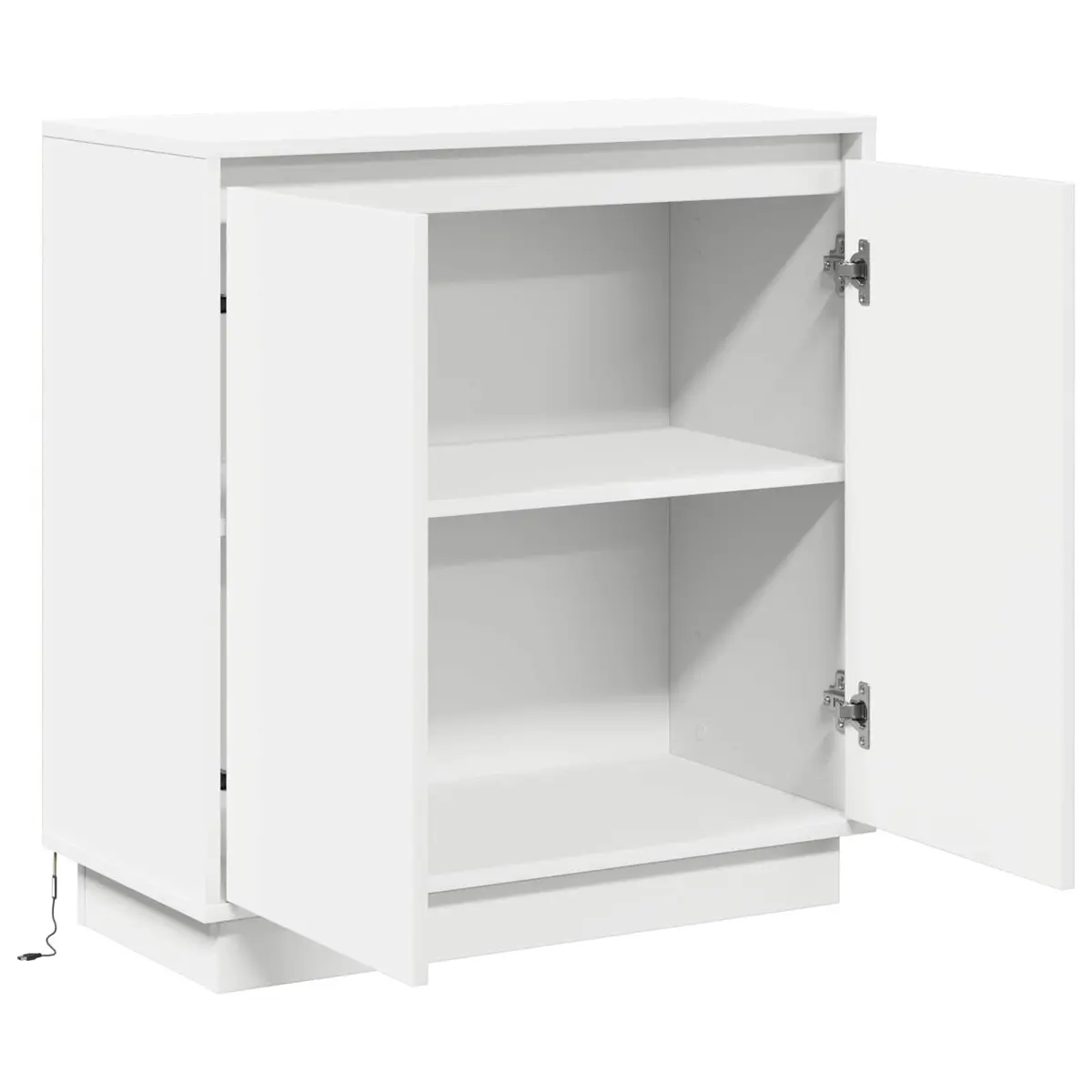 LED Sideboard Storage Cabinet 71x34.5x75cm Engineered Wood RGB Lighting