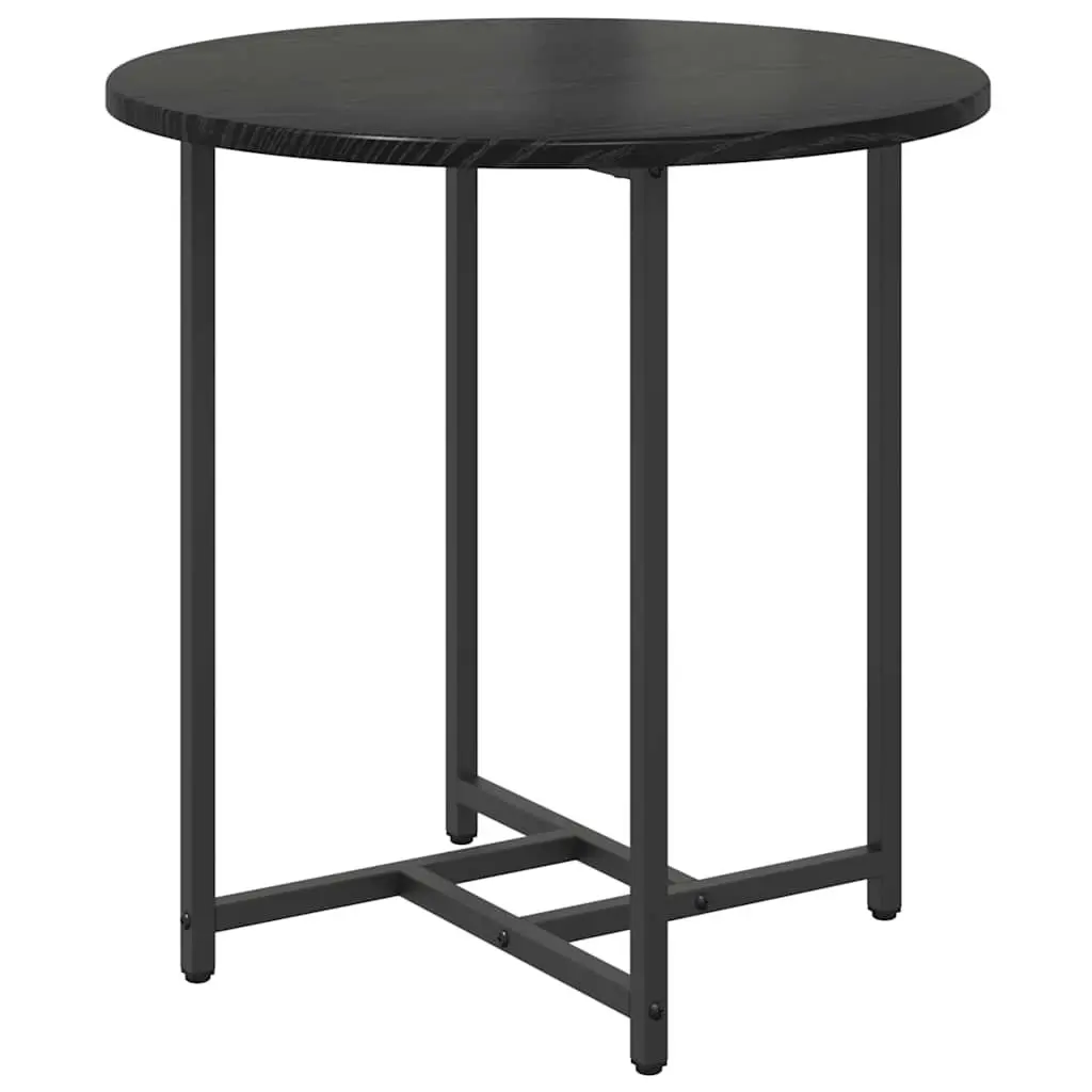 Side Table Set 2 Pieces Nesting Accent Tables Black Modern Industrial Living