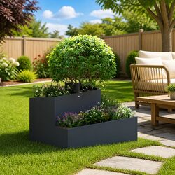 Enhance Your Outdoor Space with This Anthracite Planter