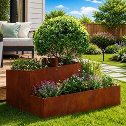 Elevate Your Outdoor Space with a Metal Garden Planter
