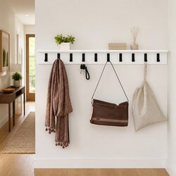 Enhance Your Entryway with This Wall-Mounted Coat Rack 100cm