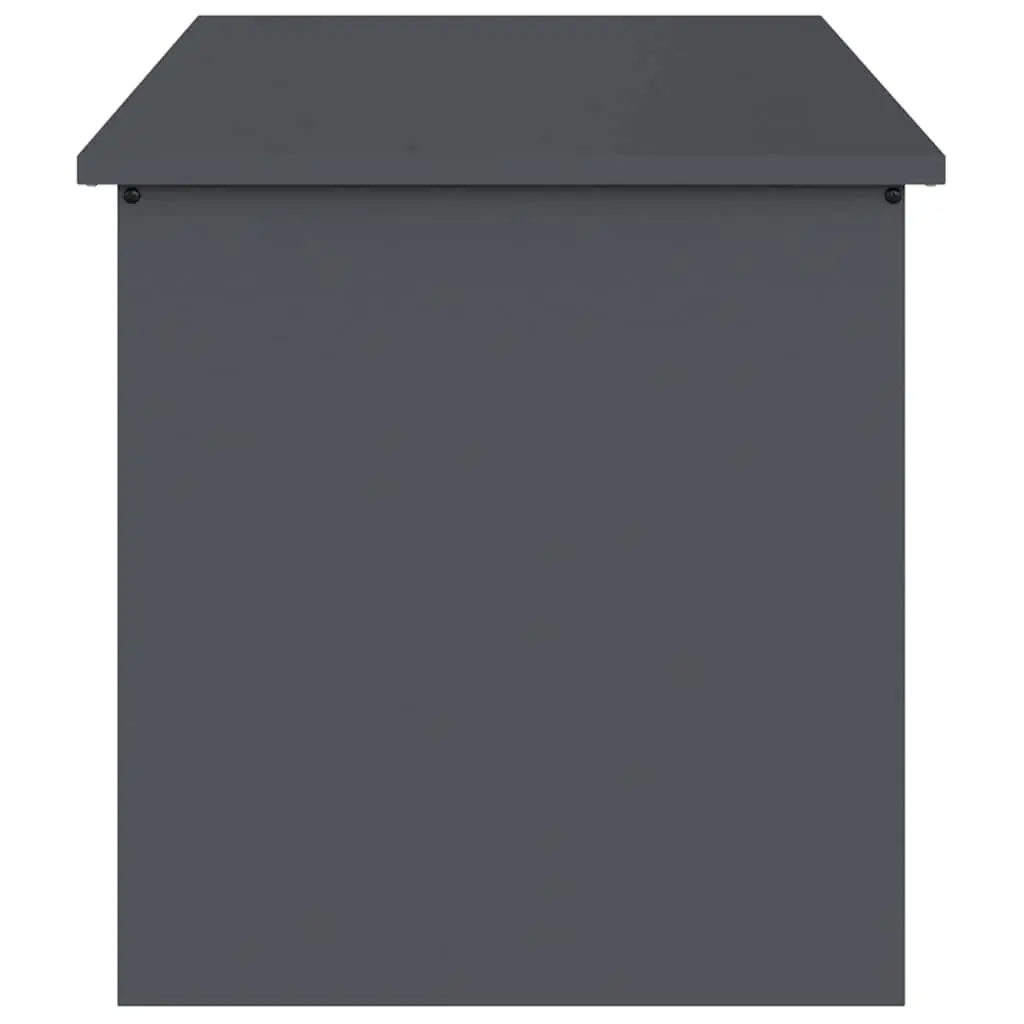 Garden Storage Box Steel 100x50.5x50cm Gas Lift Lid Weather Resistant Anthracite