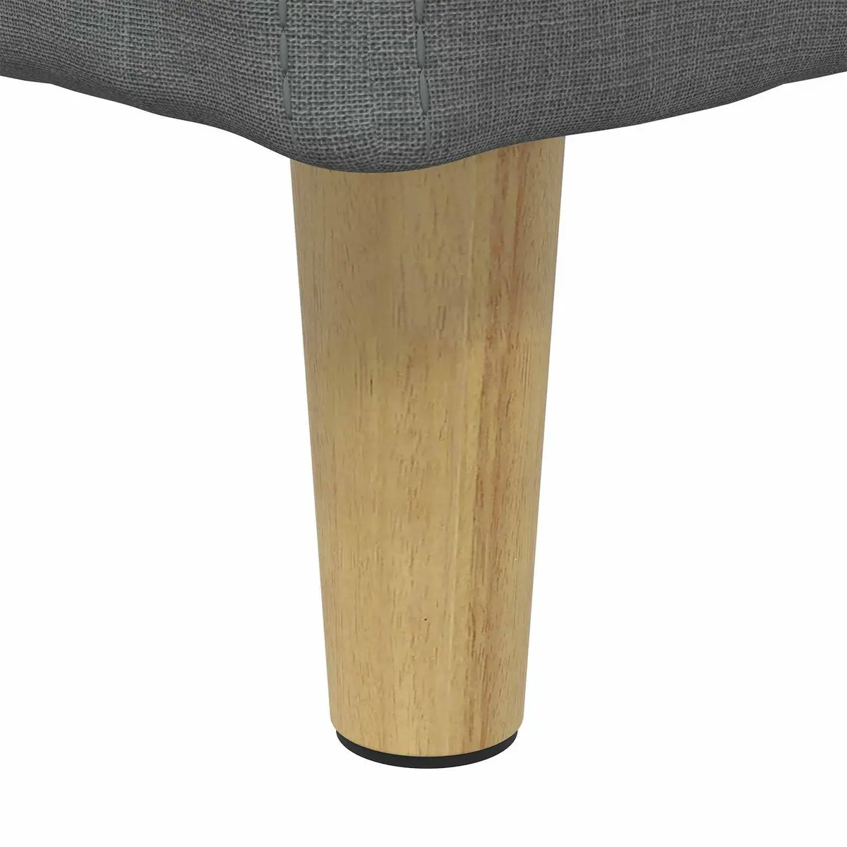 Storage Ottoman with Cushion Grey Tufted Design Hidden Compartment 60x60x45cm