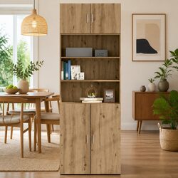 Maximize Your Space with a Brown Wall Cabinet 80 x 42.5 x 40 cm