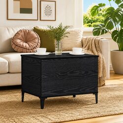 Stylish Black Oak Coffee Table for Modern Living