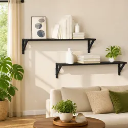 Floating Wall Shelves for Stylish Living Spaces