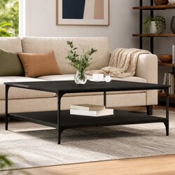 Elevate Your Living Room with Our Black Oak Coffee Table