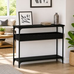 Elevate Your Space with a Black Oak Console Table