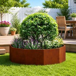 Enhance Your Outdoor Space with a Round Steel Planter