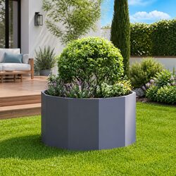 Enhance Your Outdoor Space with a Round Steel Planter