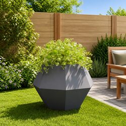 Enhance Your Outdoor Space with a Steel Garden Planter 75x75x60cm