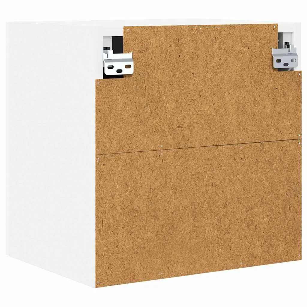 Hanging Kitchen Cabinet White Storage Cupboard Door Engineered Wood 40x31x40cm