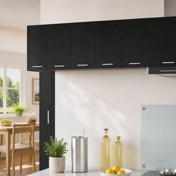 Elevate Your Kitchen with a Modern Black Oak Cabinet