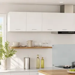 Space-Saving White Wall-Mounted Kitchen Cabinet 80x31x40cm