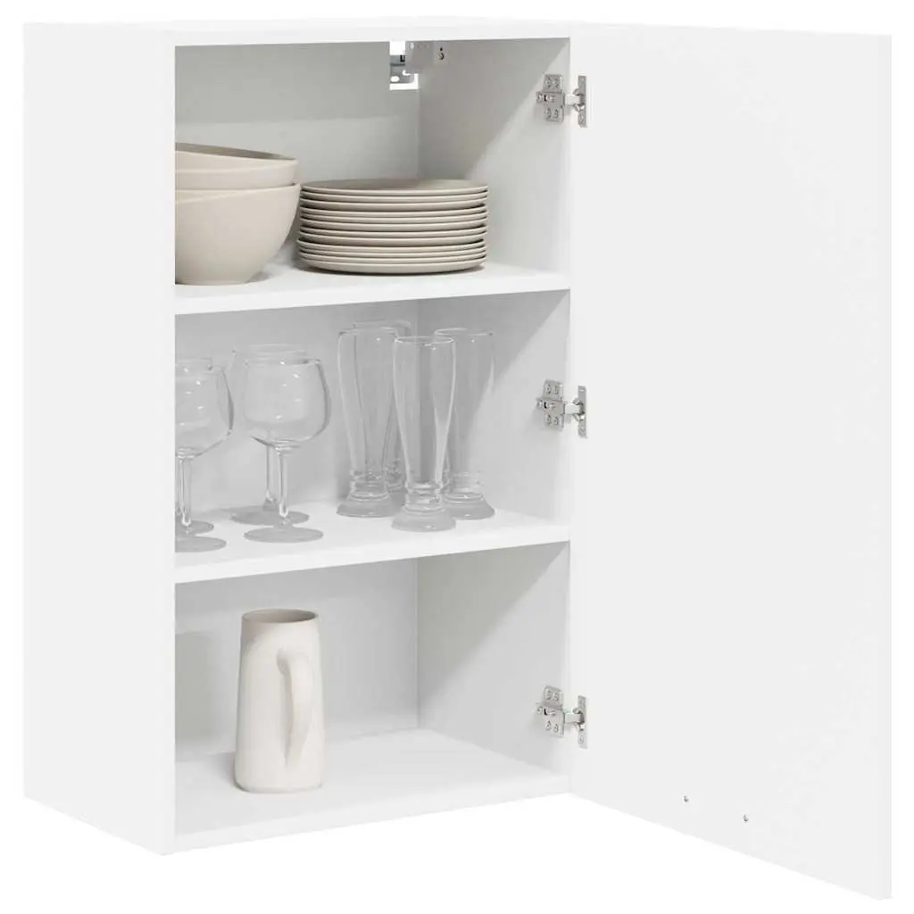 Hanging Kitchen Cabinet White Engineered Wood 50 x 31 x 80 cm Storage and Organisation