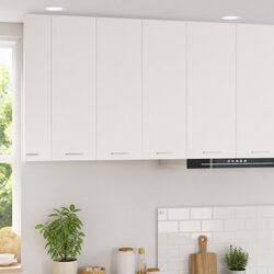 Elevate Your Kitchen Space with a White Hanging Cabinet