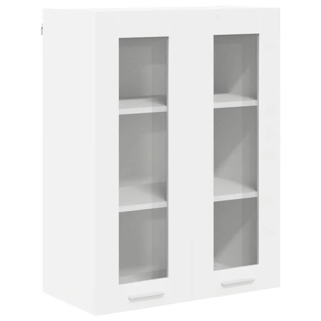 Hanging Kitchen Cabinet 60 x 31 x 80 cm White Engineered Wood Storage