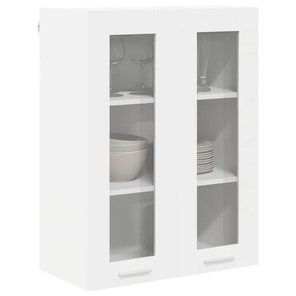 Hanging Kitchen Cabinet 60 x 31 x 80 cm White Engineered Wood Storage