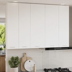 Stylish White Hanging Kitchen Cabinet for Organized Spaces