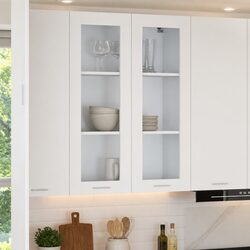 Elevate Your Kitchen with a Modern White Storage Cabinet