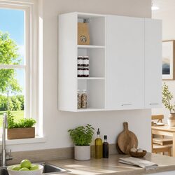Elevate Your Kitchen with a White Hanging Cabinet 30 x 29.5 x 80 cm