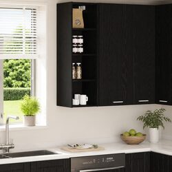 Elevate Your Kitchen Space with a Black Oak Cabinet