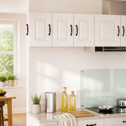 White Kitchen Dishwasher Panel Cabinet Cupboard Storage Organiser 30x31x40cm