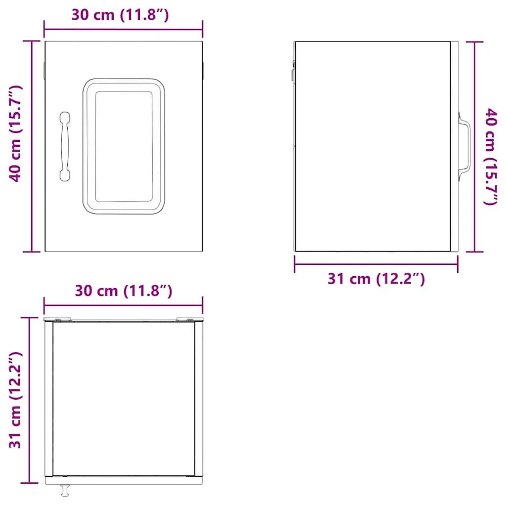 Dishwasher Panel Kitchen Cabinet High Gloss White Engineered Wood Storage Cupboard