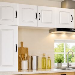 Elevate Your Kitchen Space with a White Cabinet
