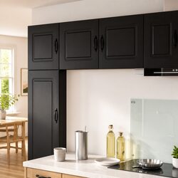 Modern Kitchen Cabinet with Dishwasher Panel for Organization