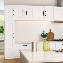 Elevate Your Kitchen Space with White Dishwasher Cabinet Panels