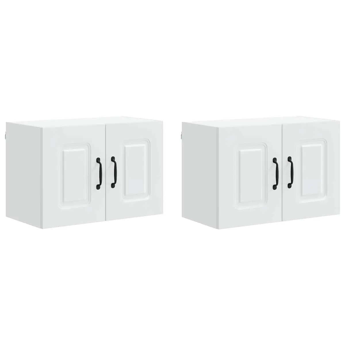 Dishwasher Panel 60 x 31 x 40 cm Engineered Wood White Kitchen Cabinet 2 Piece
