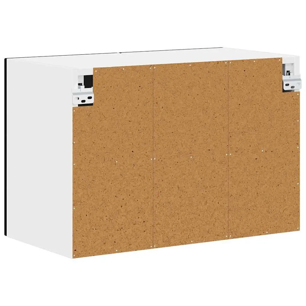 Dishwasher Panel Kitchen Cabinet Black Engineered Wood Storage 60x31x40cm