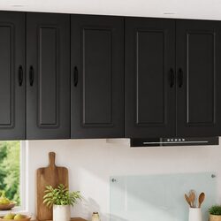 Enhance Your Space with a Black Engineered Wood Cabinet