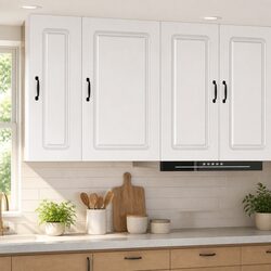 Enhance Your Kitchen with a High Gloss White Cabinet 50x31x80cm