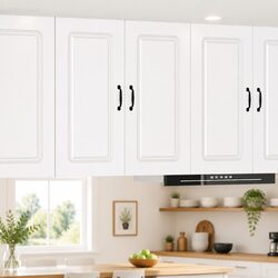 Stylish White Engineered Wood Cabinet for Modern Kitchens 80x31x80cm