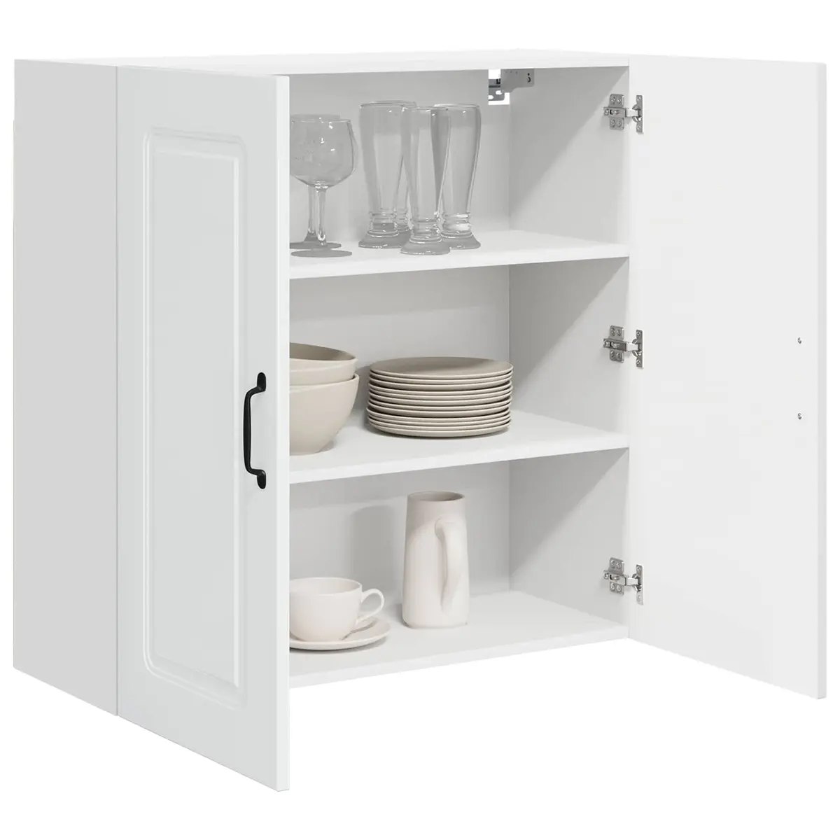 Dishwasher Panel Kitchen Cabinet 80x31x80cm High Gloss White Storage Cupboard
