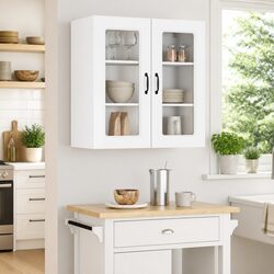 Dishwasher Kitchen Cabinet High Gloss White Storage Engineered Wood Modern