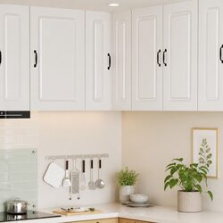 Elevate Your Kitchen Space with a White Storage Cabinet