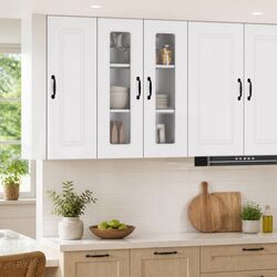 Transform Your Kitchen with a High Gloss White Cabinet 60 x 31 x 80 cm