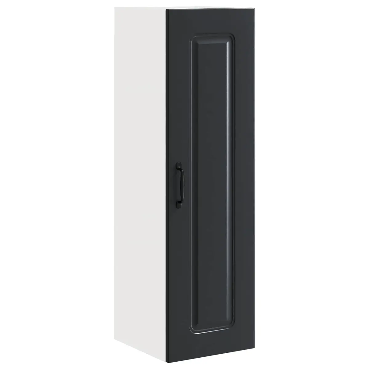 Dishwasher Panel Kitchen Cabinet Black Engineered Wood Storage Cupboard
