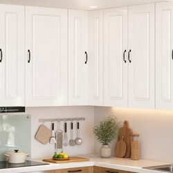 Modern Kitchen Storage Cabinet High Gloss White