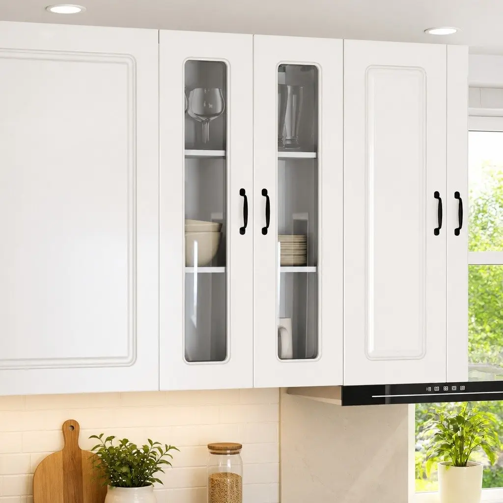 Dishwasher Panel Kitchen Cabinet 60x31x100cm High Gloss White Storage Cupboard
