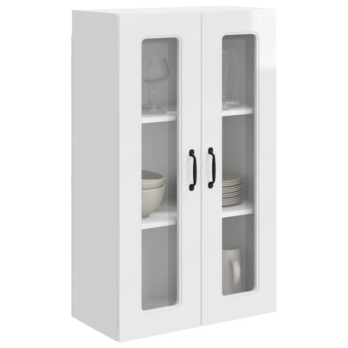 Dishwasher Panel Kitchen Cabinet 60x31x100cm High Gloss White Storage Cupboard