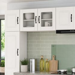Elevate Your Kitchen with a Stylish Wall Glass Cabinet