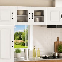 Elevate Your Space with a High Gloss White Glass Cabinet
