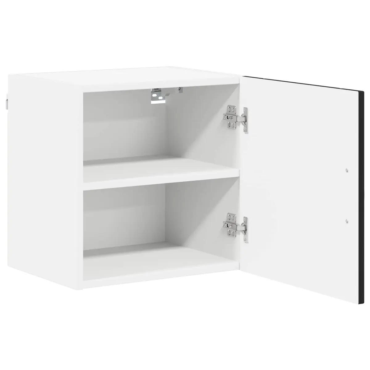 Wall Cabinet 40 x 31 x 40 cm Engineered Wood 2 Pieces Black Kitchen Storage