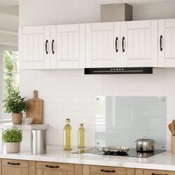 Wall Cabinet High Gloss White Kitchen Storage 2 Piece Set 40x31x40cm Modern