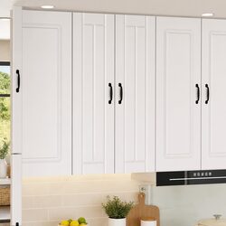 Modern White Wall Cabinet to Enhance Your Kitchen